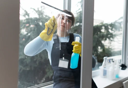 Nettoyage de vitres intérieures et extérieures à Saint-Sauveur-le-Vicomte